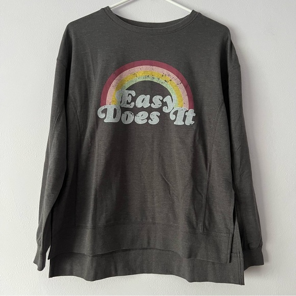 NWT Wildfox Easy Does It Sommers Graphic Sweatshirt - Picture 2 of 12
